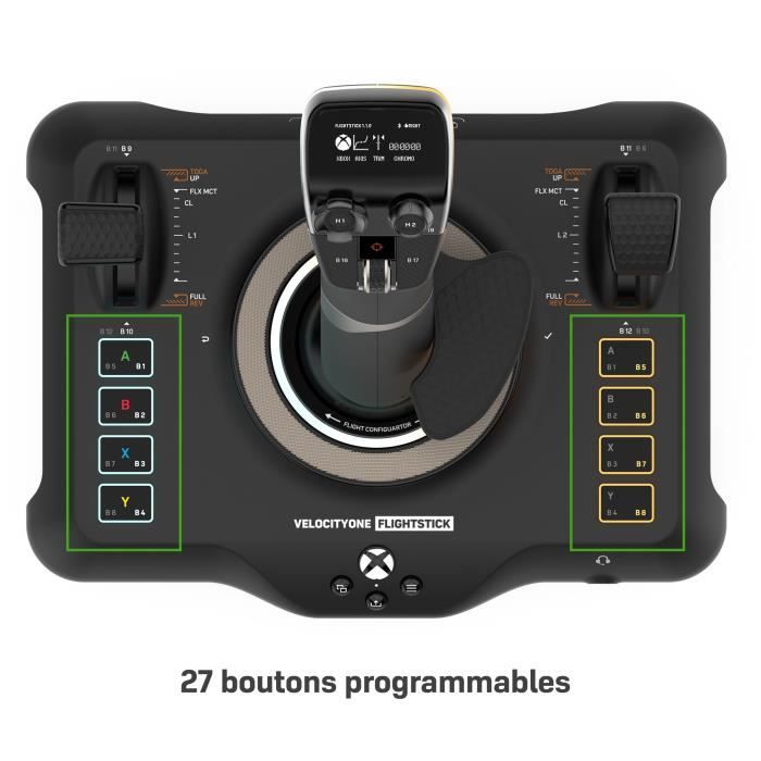 Joystick de jeu - TURTLE BEACH - VelocityOne - Flightstick - Noir