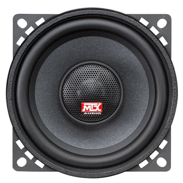 MTX TX440C Haut-parleurs voiture Coaxiaux 2 voies 10cm 60W RMS 4 membrane pulpe célulose