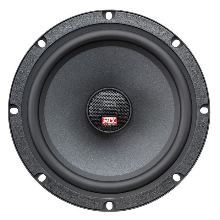 MTX TX465C Haut-parleurs voiture Coaxiaux 2 voies 16,5cm 80W RMS 4 membrane pulpe célulose