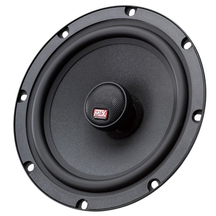 MTX TX465C Haut-parleurs voiture Coaxiaux 2 voies 16,5cm 80W RMS 4 membrane pulpe célulose