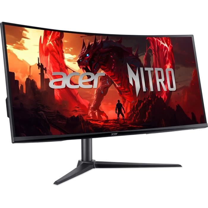 Ecran PC incurvé - ACER - Nitro XZ340CUHbiiphx - 34 - 100Hz - 1ms - 2 HDMI 1 DP - Noir