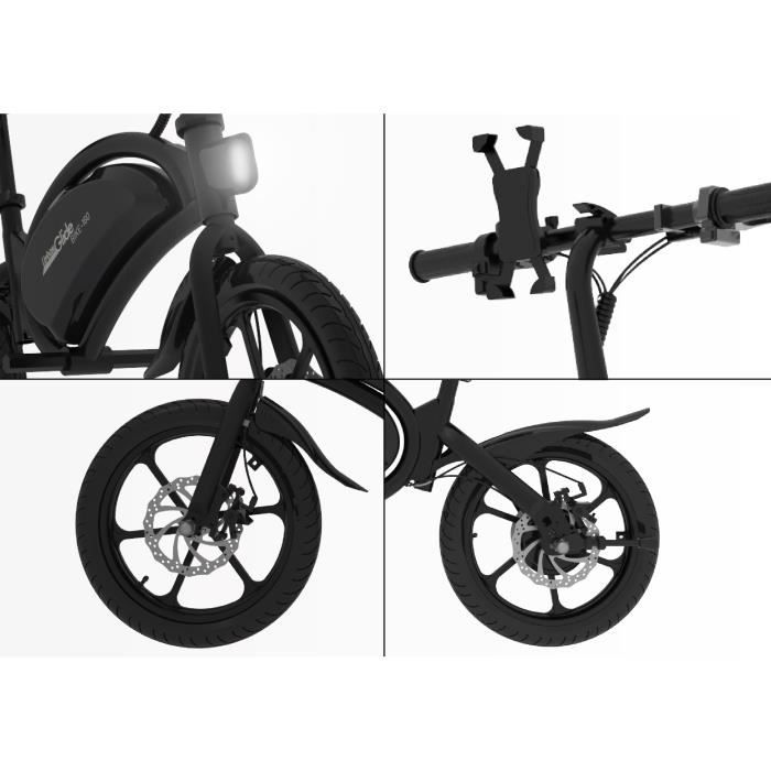 Draisienne électrique - URBANGLIDE - 160 BLACK - 36V - 350W - Pneus 16 - Autonomie 18KM - Vitesse max 25KM/h