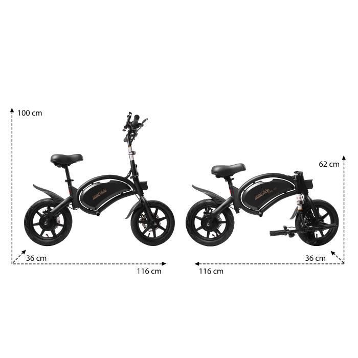 Draisienne électrique - URBANGLIDE - BIKE 140 BLUE - 36V - 350W - Pneus 14 - Autonomie 18KM - Vitesse max 25KM/h