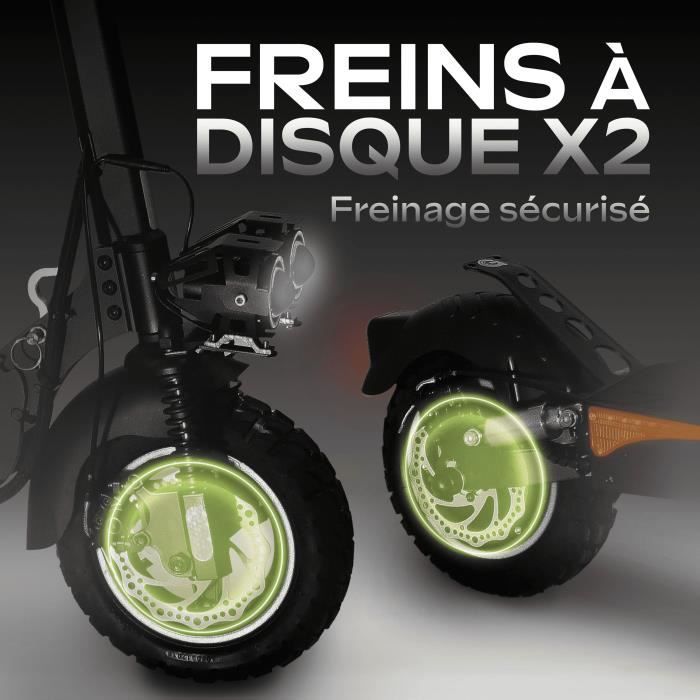 Trottinette électrique tout terrain - URBANGLIDE - ECROSS PRO 2 - 10 - 48V - 800 W - 13Ah - Autonomie 50KM