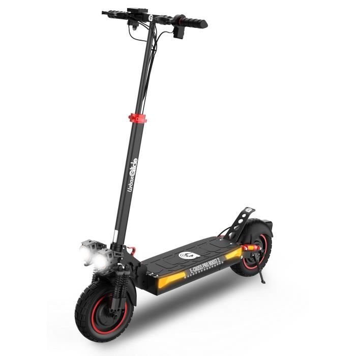 Trottinette électrique tout terrain - URBANGLIDE - ECROSS PRO BOOST 2 - 10 - 48V - 1600 W Double moteur - 13Ah - Autonomie 50KM