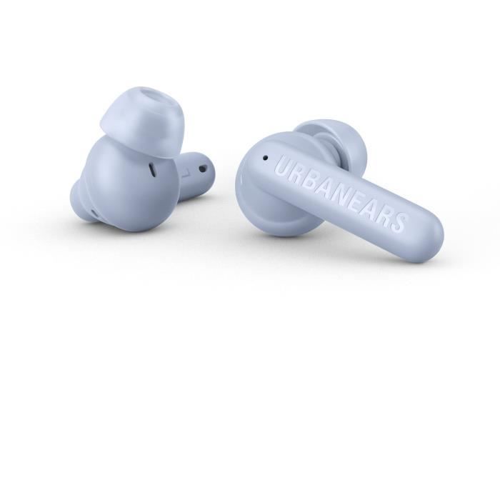 Ecouteurs sans fil Bluetooth - Urban Ears BOO TIP - Slightly Blue - 30h d'autonomie - Bleu clair