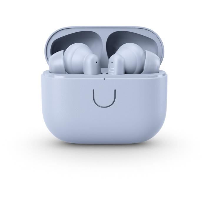 Ecouteurs sans fil Bluetooth - Urban Ears BOO TIP - Slightly Blue - 30h d'autonomie - Bleu clair