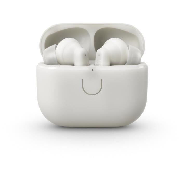 Ecouteurs sans fil Bluetooth - Urban Ears BOO TIP - Raw - 30h d'autonomie - Blanc