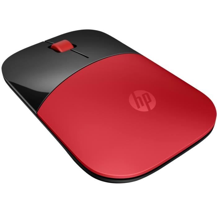 Souris sans fil HP Z3700 - Rouge Cardinal