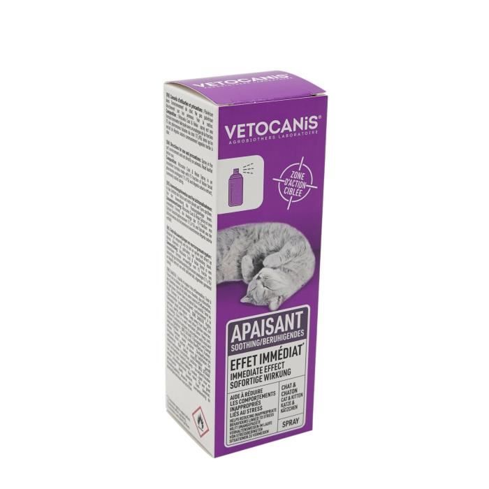 VETOCANIS Spray apaisant anti-stress - Pour chat