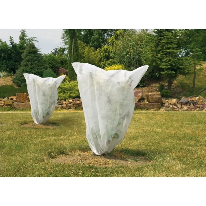 VILMORIN Lot de 5 housses d'hivernage 30g/m² -  0,80 x 0,80m - Blanc