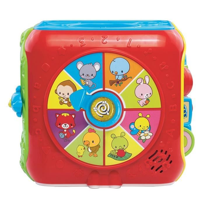 Cube des découvertes interactif VTECH BABY - Multicolore - 10 mélodies et 4 chansons - Mixte - 9 mois et plus