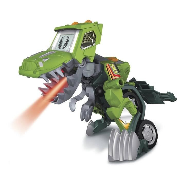 VTECH - Switch & Go Dinos - Drex, Super T-Rex (Jeep) - T-Rex interactif a transformer en Jeep tout terrain