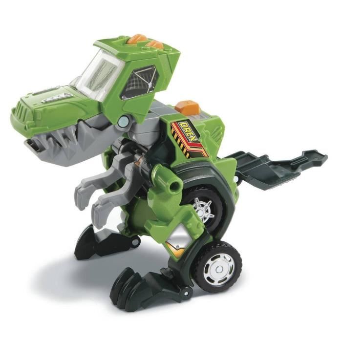 VTECH - Switch & Go Dinos - Drex, Super T-Rex (Jeep) - T-Rex interactif a transformer en Jeep tout terrain