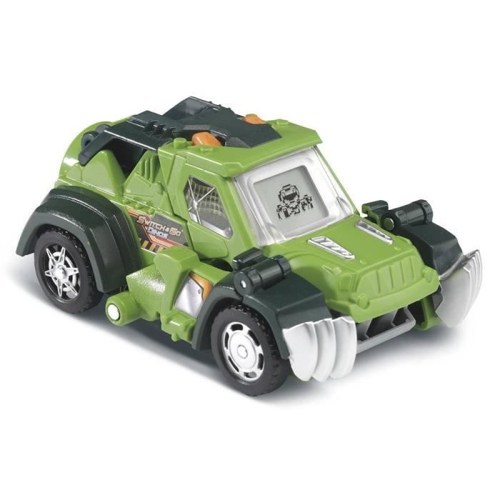 VTECH - Switch & Go Dinos - Drex, Super T-Rex (Jeep) - T-Rex interactif a transformer en Jeep tout terrain