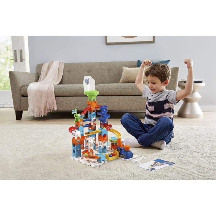 Circuit a billes VTECH Marble Rush - Adventure Set S100 - 61 pieces et 5 MarbleBilles incluses