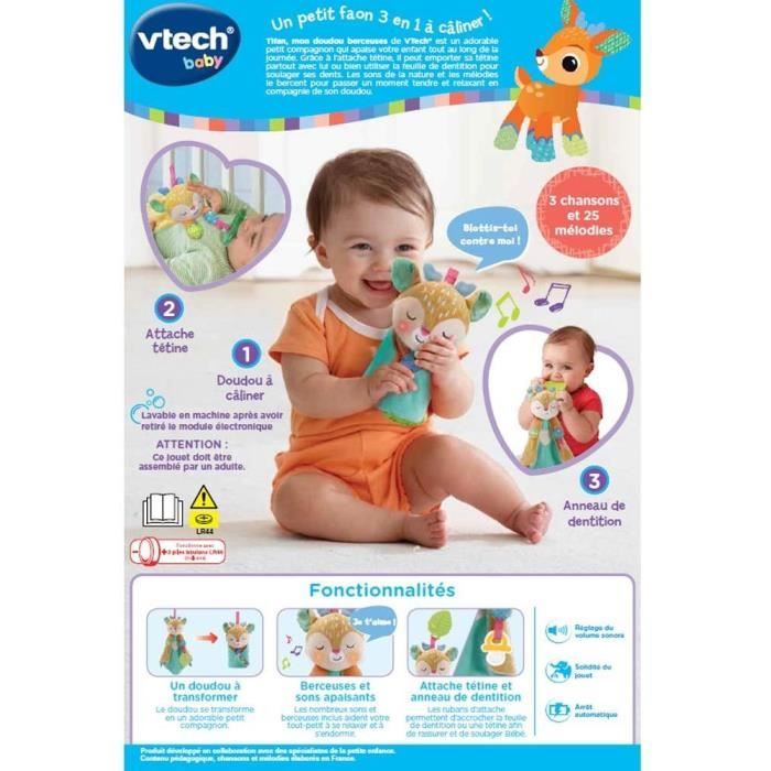 VTECH BABY - Tifan, mon Doudou Berceuses