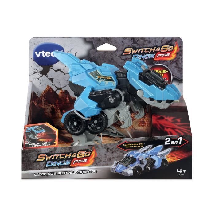 VTECH - Switch & Go Dinos Fire - Lazor, Le Super Vélociraptor