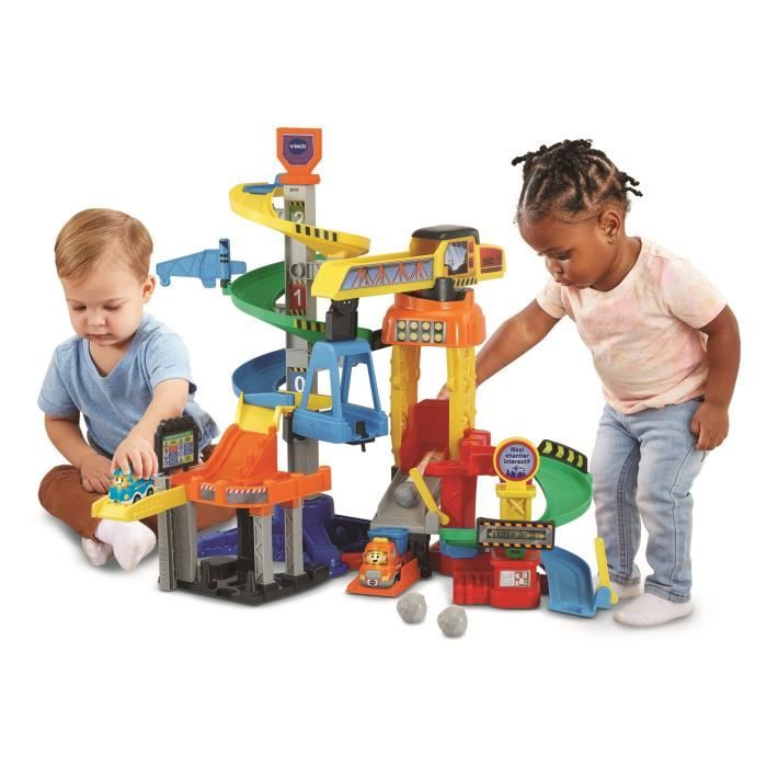 VTECH TUT TUT BOLIDES - Maxi chantier interactif - Grue rotative - 1 a 5 ans