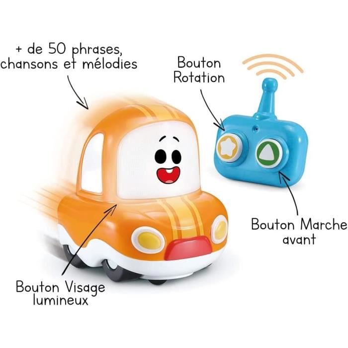 Bolide radiocommandé - VTECH - Super Cory Bolides Radiocommandé - Enfant - Orange et bleu