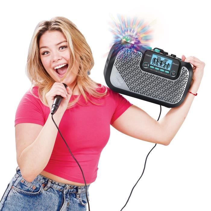 Enceinte Karaoké VTECH - Supersound Karaoke - 40W - Noir et gris - Pour enfants a partir de 14 ans