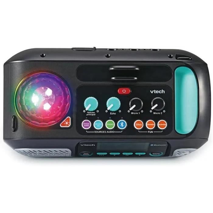 Enceinte Karaoké VTECH - Supersound Karaoke - 40W - Noir et gris - Pour enfants a partir de 14 ans