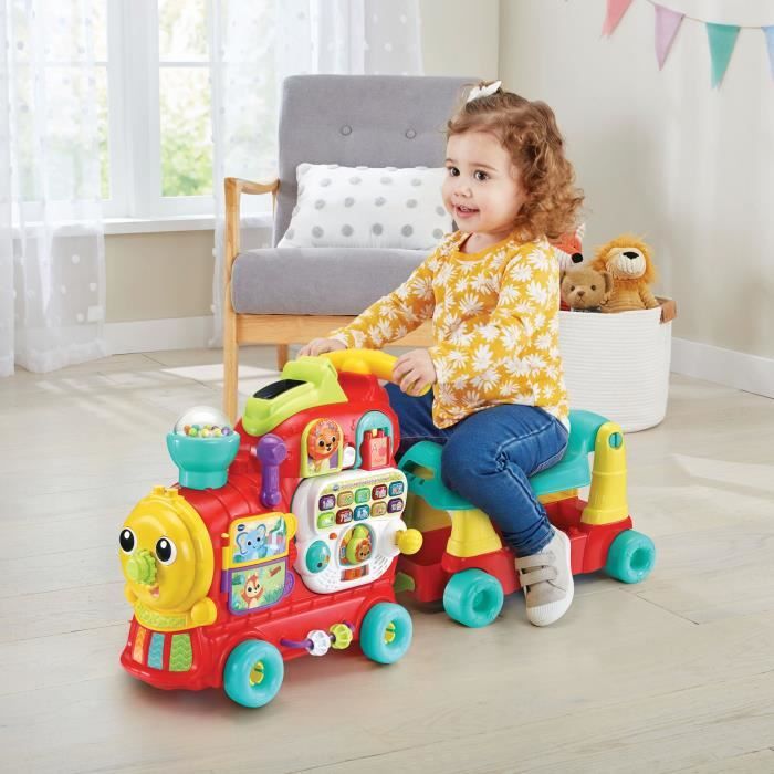 Porteur Maxiloco Mon Trotti Train 7 En 1 - VTECH BABY - Rouge - Musical