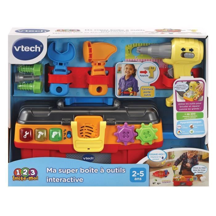 VTECH - 1,2,3 Imite-Moi - Ma Super Boite a Outils Interactive