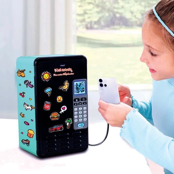 VTECH KIDISECRETS - MON CASIER MAGICLOCKER (BLEU/NOIR)