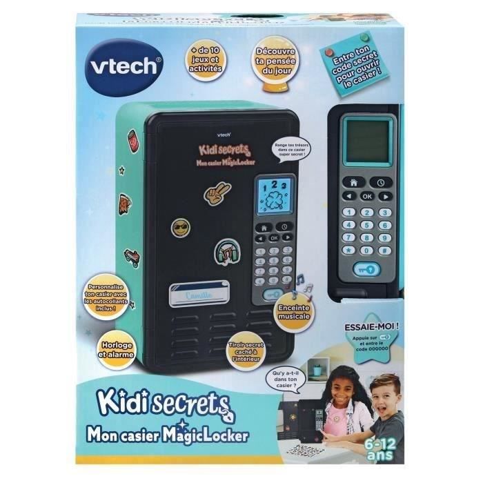 VTECH KIDISECRETS - MON CASIER MAGICLOCKER (BLEU/NOIR)