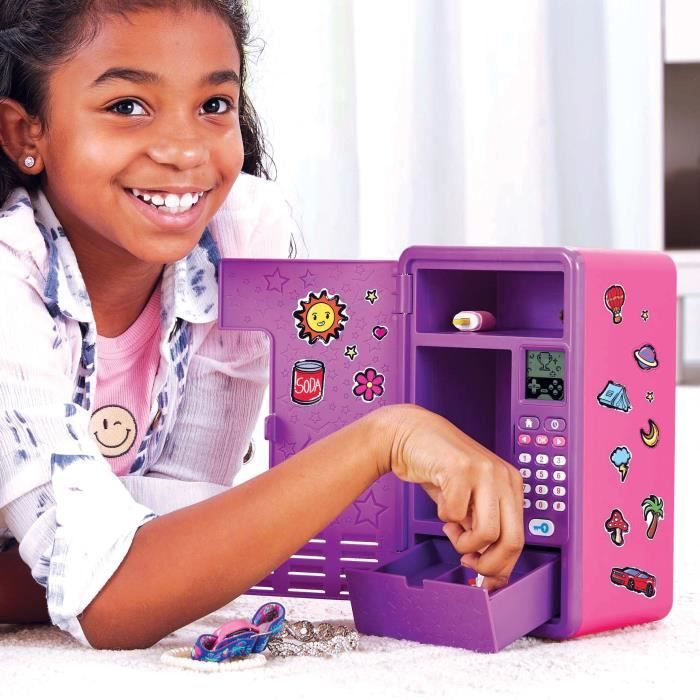 Casier MagicLocker VTECH KidiSecrets rose - 6-12 ans - Code secret a 6 chiffres