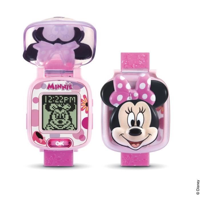 Montre-Jeu Interactive de Minnie - VTECH - Rose - Pour Enfant de 3 Ans et Plus