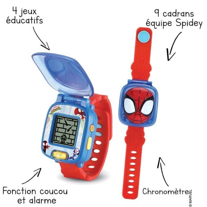 Montre-Jeu Interactive Spidey VTECH - Rouge et bleu - Pour enfant de 3 ans et plus