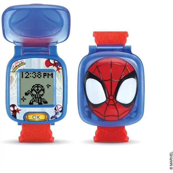 Montre-Jeu Interactive Spidey VTECH - Rouge et bleu - Pour enfant de 3 ans et plus