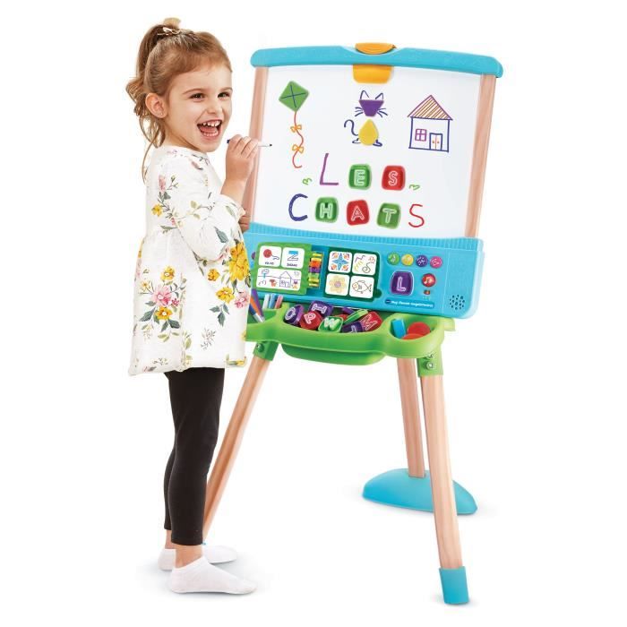 Chevalet Magneti'lettres 3 en 1 - VTECH - Bois FSC - Pour dessiner et apprendre