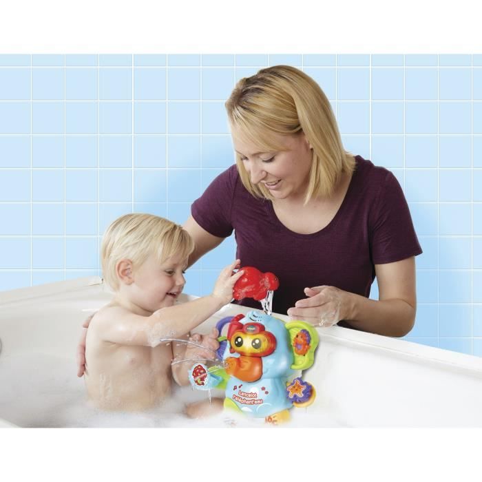 Jouet de Bain VTECH BABY - Lancelot l'Éléphant'eau - Aspergeur d'eau - 12 mois et plus