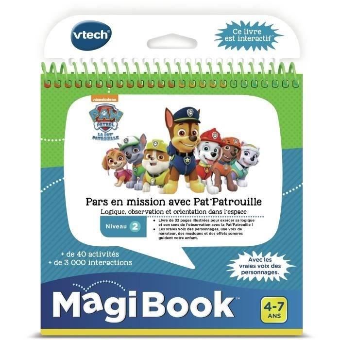 Livre Interactif Magibook - VTECH - La Pat' Patrouille - Niveau 2 - 32 pages illustrées