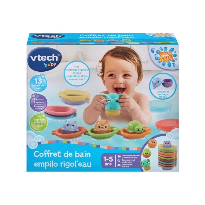 VTECH-COFFRET DE BAIN EMPILO RIGOL'EAU