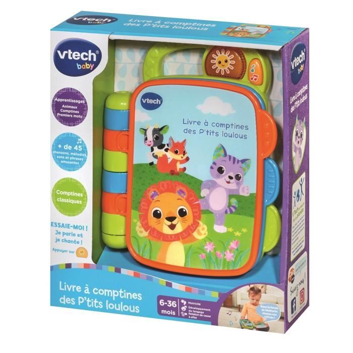 VTECH-LIVRE A COMPTINES DES P'TITS LOULOUS