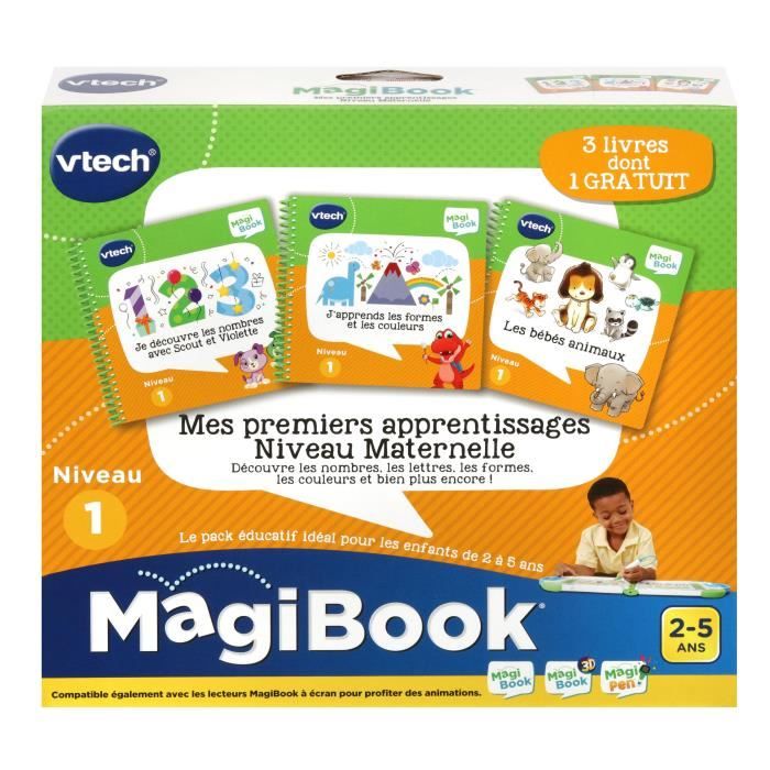 VTECH - Livre Interactif Magibook - Mes Apprentissages Niveau Maternelle