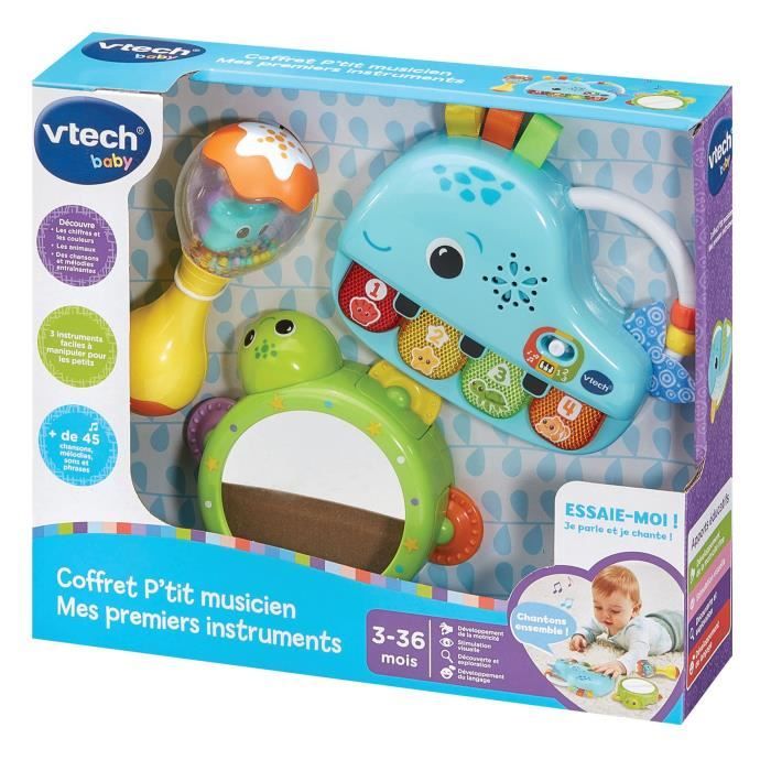 VTECH COFFRET P'TIT MUSICIEN - MES PREMIERS INSTRUMENTS