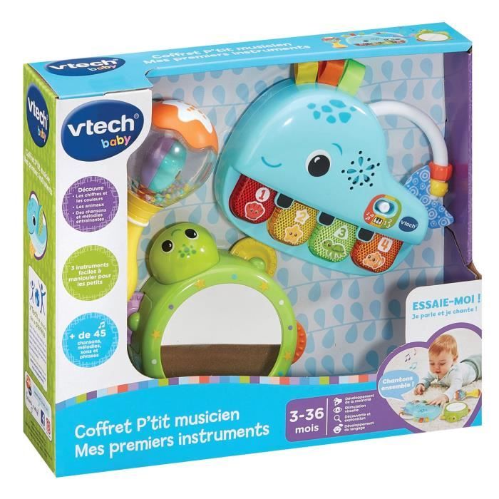 VTECH COFFRET P'TIT MUSICIEN - MES PREMIERS INSTRUMENTS