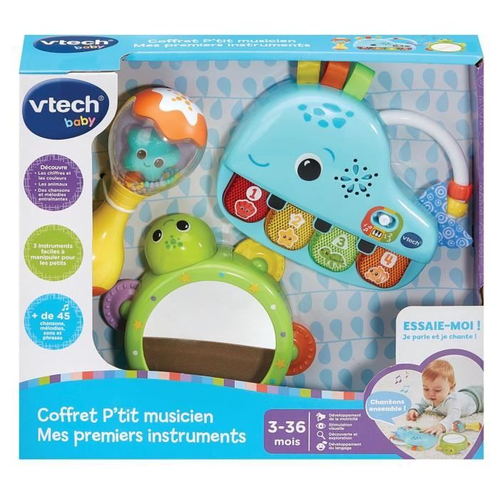 VTECH COFFRET P'TIT MUSICIEN - MES PREMIERS INSTRUMENTS