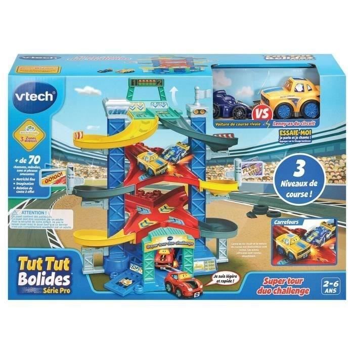 VTECH TUT TUT BOLIDES SERIE PRO - SUPER TOUR DUO CHALLENGE (+ LENNY, AS DU CIRCUIT)