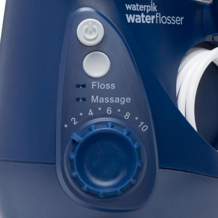 Hydropulseur Fixe WATERPIK Ultra Professionnel WP-663 - Pulsations 1250 - Capacité 90s - 7 Embouts - Bleu