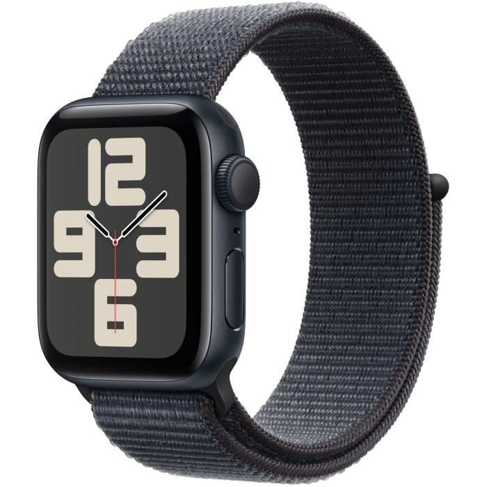 Apple Watch SE GPS - 40mm - Boîtier Midnight Aluminium - Bracelet Ink Sport Loop