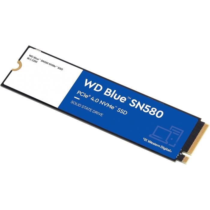 WESTERN DIGITAL - SN580 - Disque SSD interne  - NVME - 1To