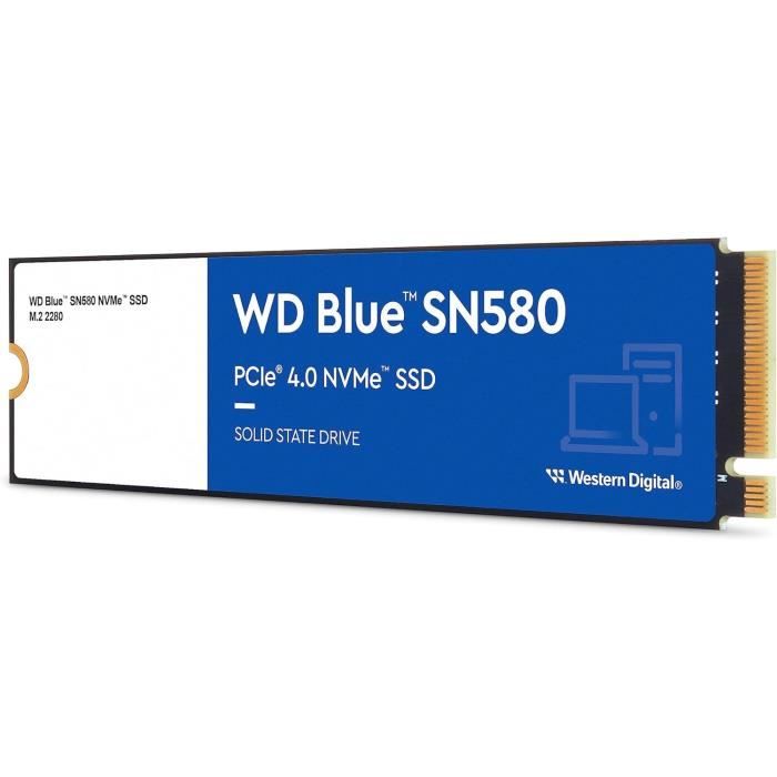 WESTERN DIGITAL - SN580 - Disque SSD interne  - NVME - 1To