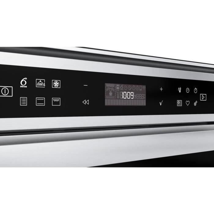 Four WHIRLPOOL AKZM9019IX - Chaleur tournante pulsée - 73L - Pyrolyse - A+ - Inox