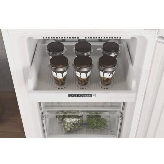 Réfrigérateur congélateur bas WHIRLPOOL - W7X81W - 335 L (231L+104L) - Total No Frost - Classe F - L59,6 x H191,2 - Blanc